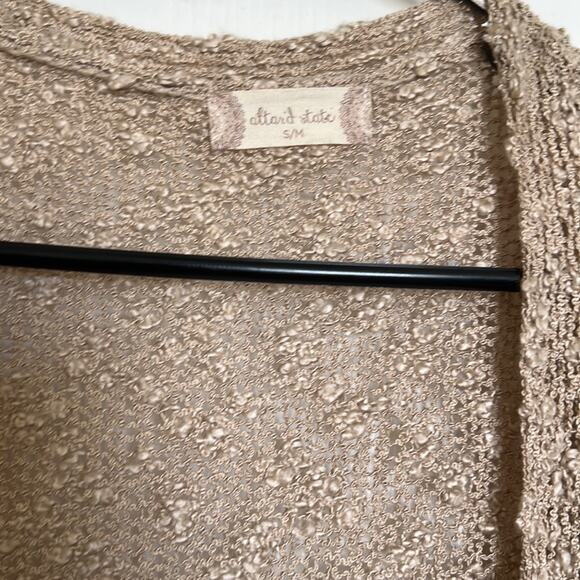 Altar’d State Taupe Cardigan BNWT S/M - Picture 4 of 5